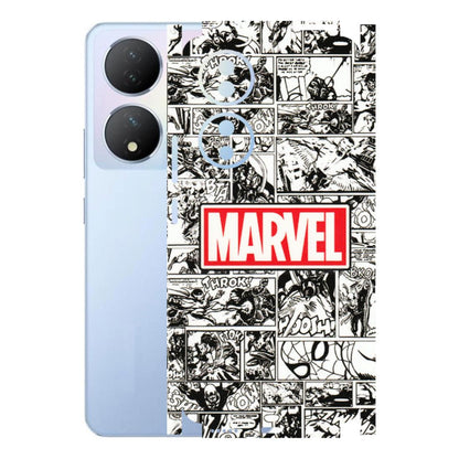 VIVO Y Series Phone Skins (All Models) - Marvel Comic - 3D Embossed Finish (L-171) Vivo Y100A