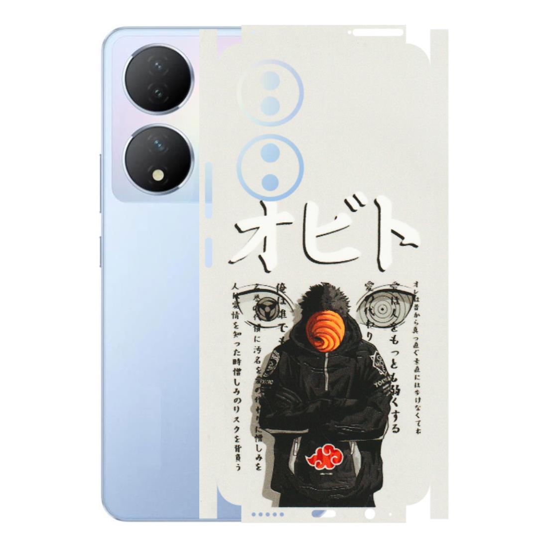 VIVO Y Series Phone Skins (All Models) - Obito Anime Eye - 3D Embossed Finish (L-19) Vivo Y100A