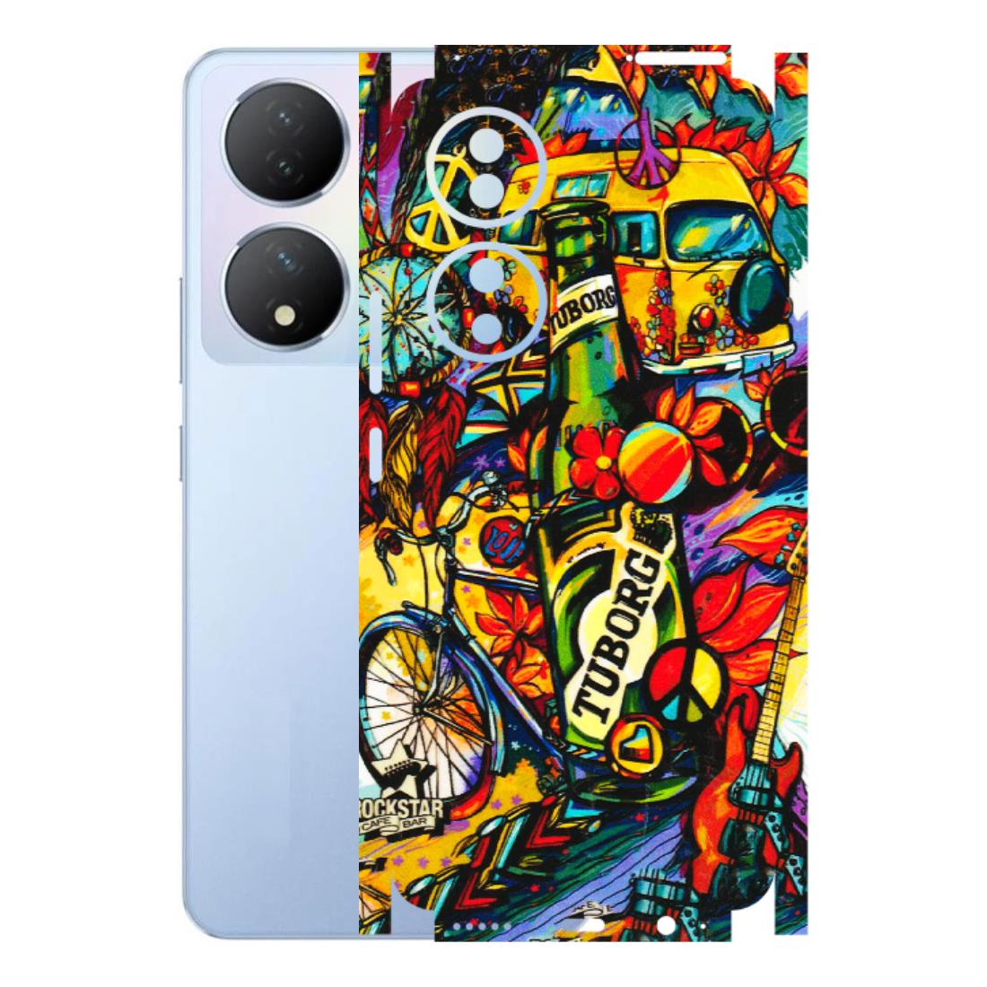 VIVO Y Series Phone Skins (All Models) - Cool Beer Bottle - 3D Embossed Finish (L-193) Vivo Y100A