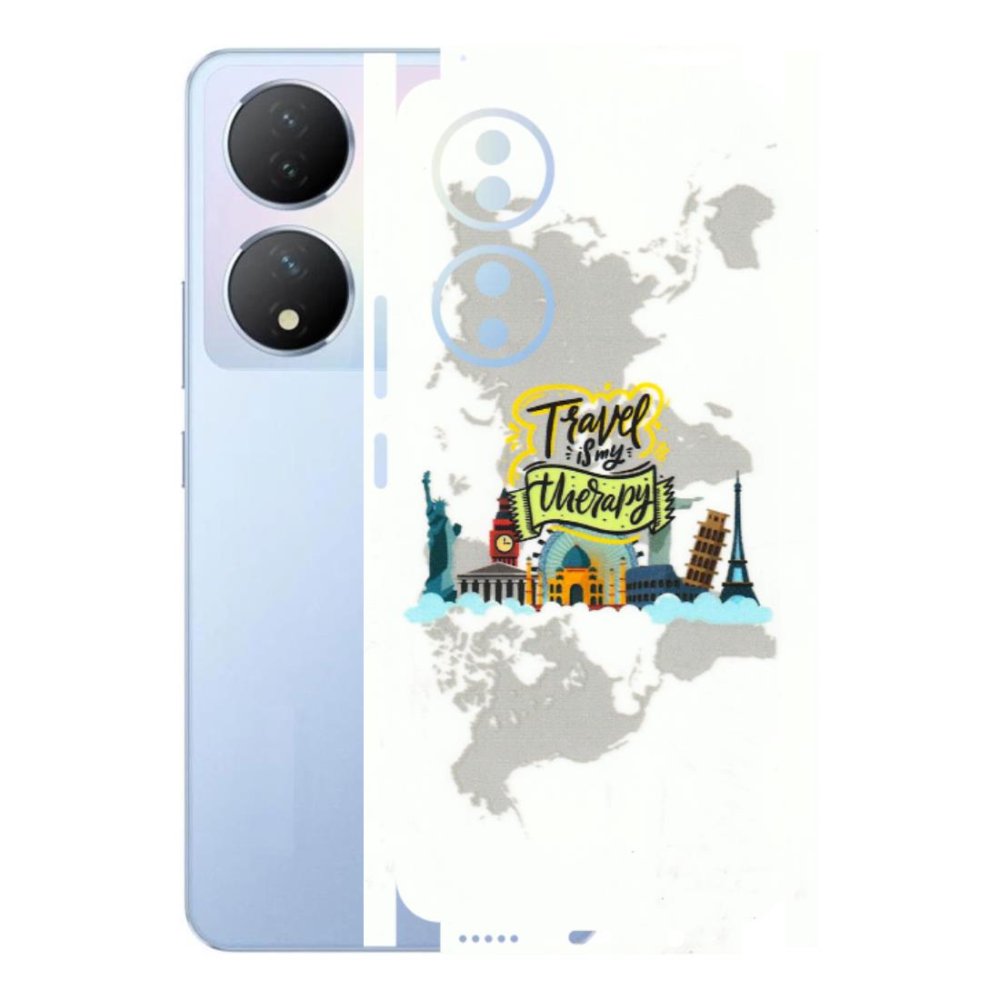 VIVO Y Series Phone Skins (All Models) - Travel Therapy - 3D Embossed Finish (L-199) Vivo Y100A