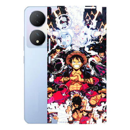 VIVO Y Series Phone Skins (All Models) - Luffy Anime Character - 3D Embossed Finish (L-203) Vivo Y100A