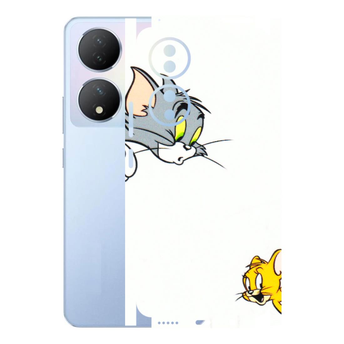 VIVO Y Series Phone Skins (All Models) - Cute Tom And Jerry - 3D Embossed Finish (L-220) Vivo Y100A