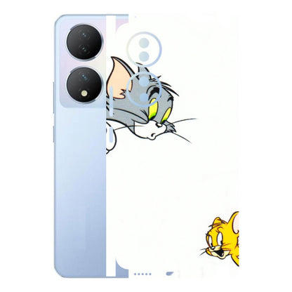 VIVO Y Series Phone Skins (All Models) - Cute Tom And Jerry - 3D Embossed Finish (L-220) Vivo Y100A