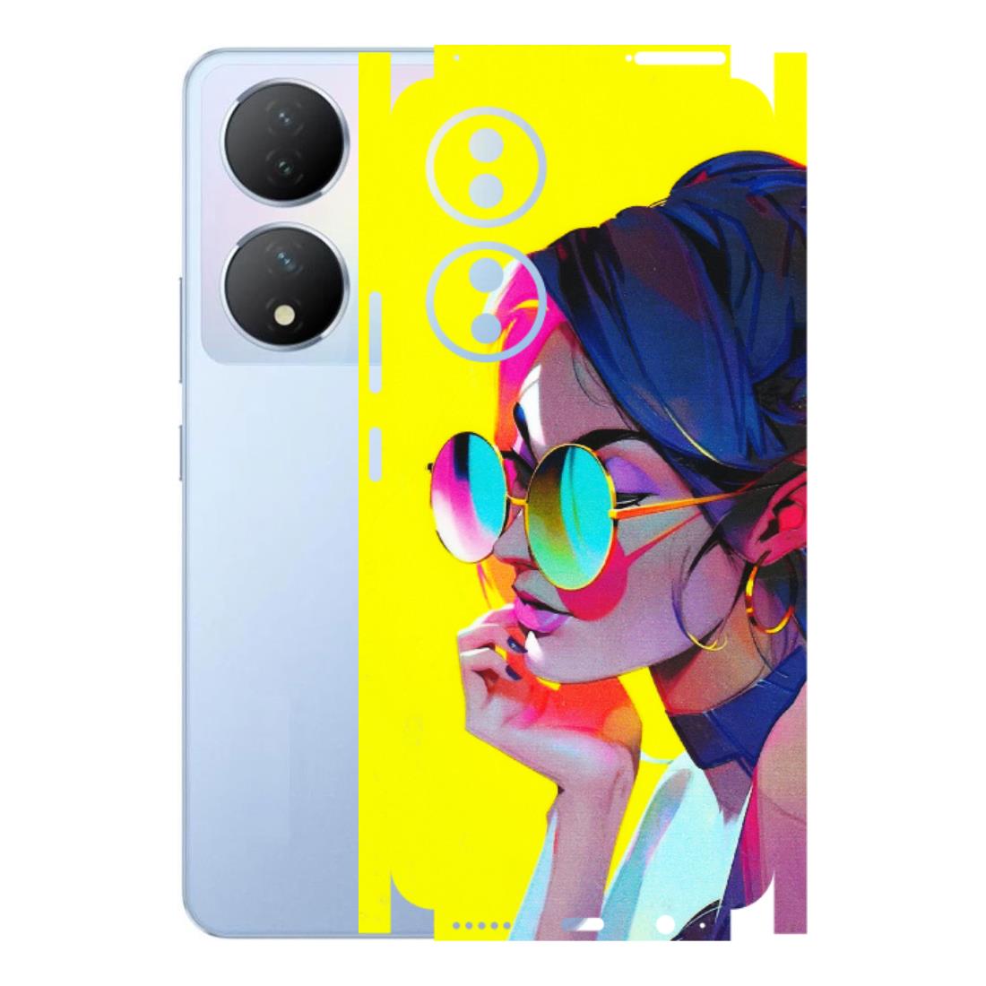 VIVO Y Series Phone Skins (All Models) - Bold Stylish Girl - 3D Embossed Finish (L-222) Vivo Y100A