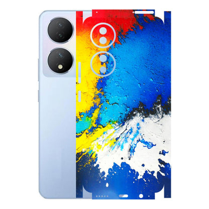 VIVO Y Series Phone Skins (All Models) - Acrylic Paint Spill - 3D Embossed Finish (L-229) Vivo Y100A