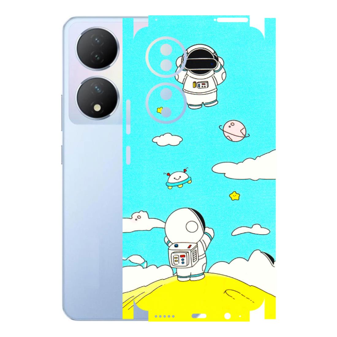 VIVO Y Series Phone Skins (All Models) - Blue Skies Astro Float - 3D Embossed Finish (L-230) Vivo Y100A