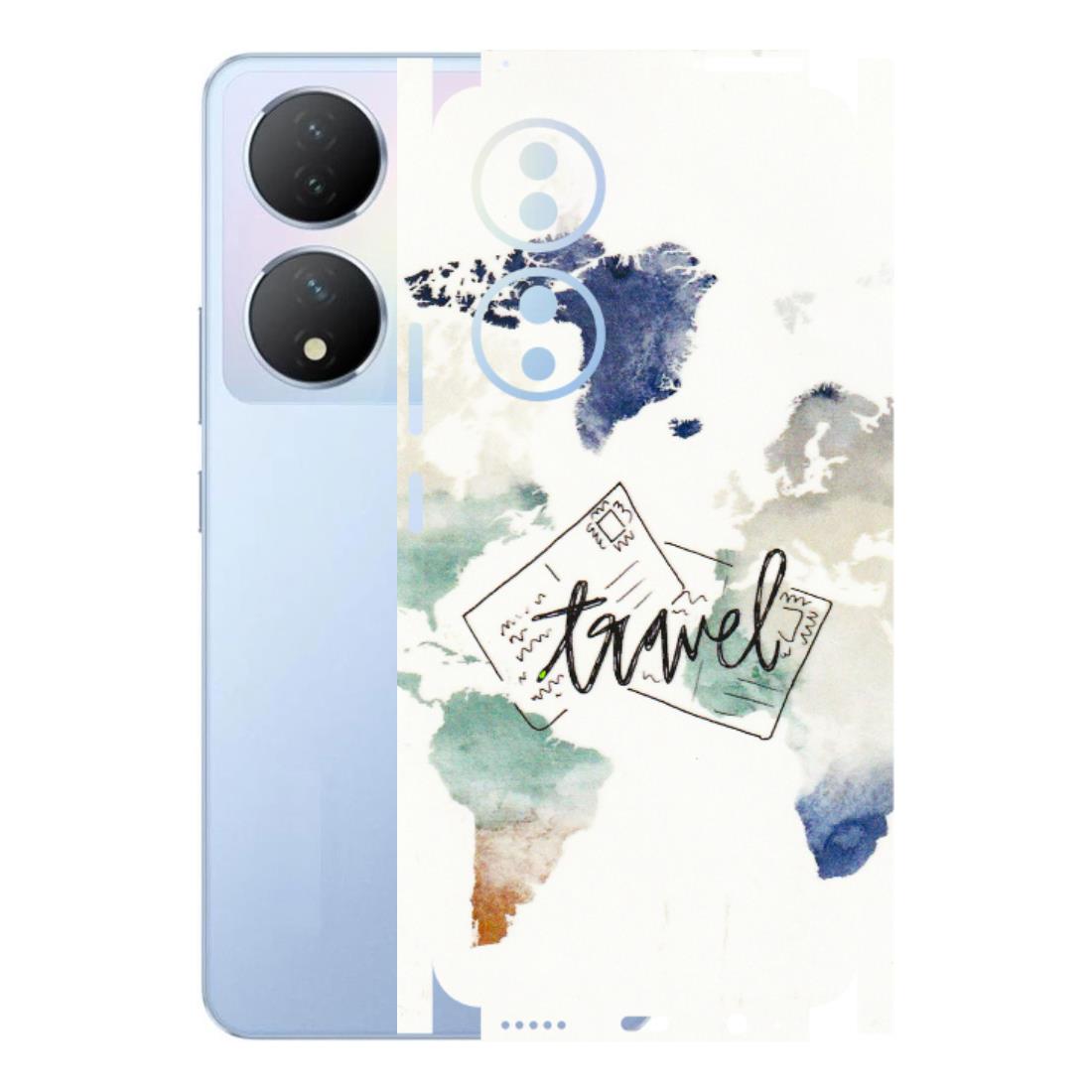 VIVO Y Series Phone Skins (All Models) - Travel The World - 3D Embossed Finish (L-232) Vivo Y100A