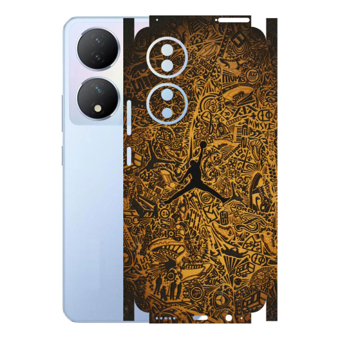 VIVO Y Series Phone Skins (All Models) - Premium Gold Basketball Player - 3D Embossed Finish (L-236) Vivo Y100A