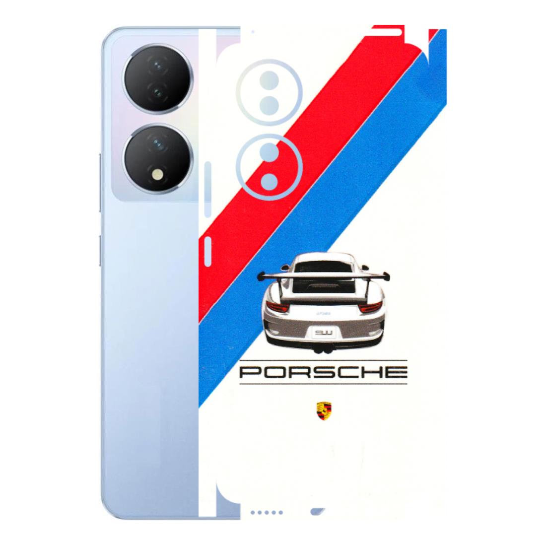 VIVO Y Series Phone Skins (All Models) - Porche Car Sober Logo - 3D Embossed Finish (L-248) Vivo Y100A