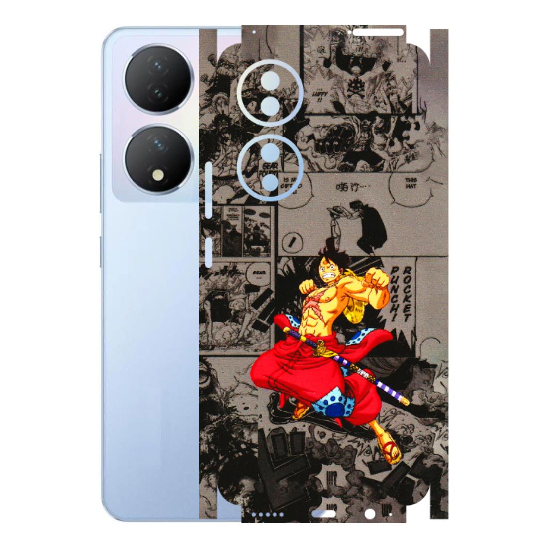 VIVO Y Series Phone Skins (All Models) - One Piece Rocket Punch Manga - 3D Embossed Finish (L-25) Vivo Y100A