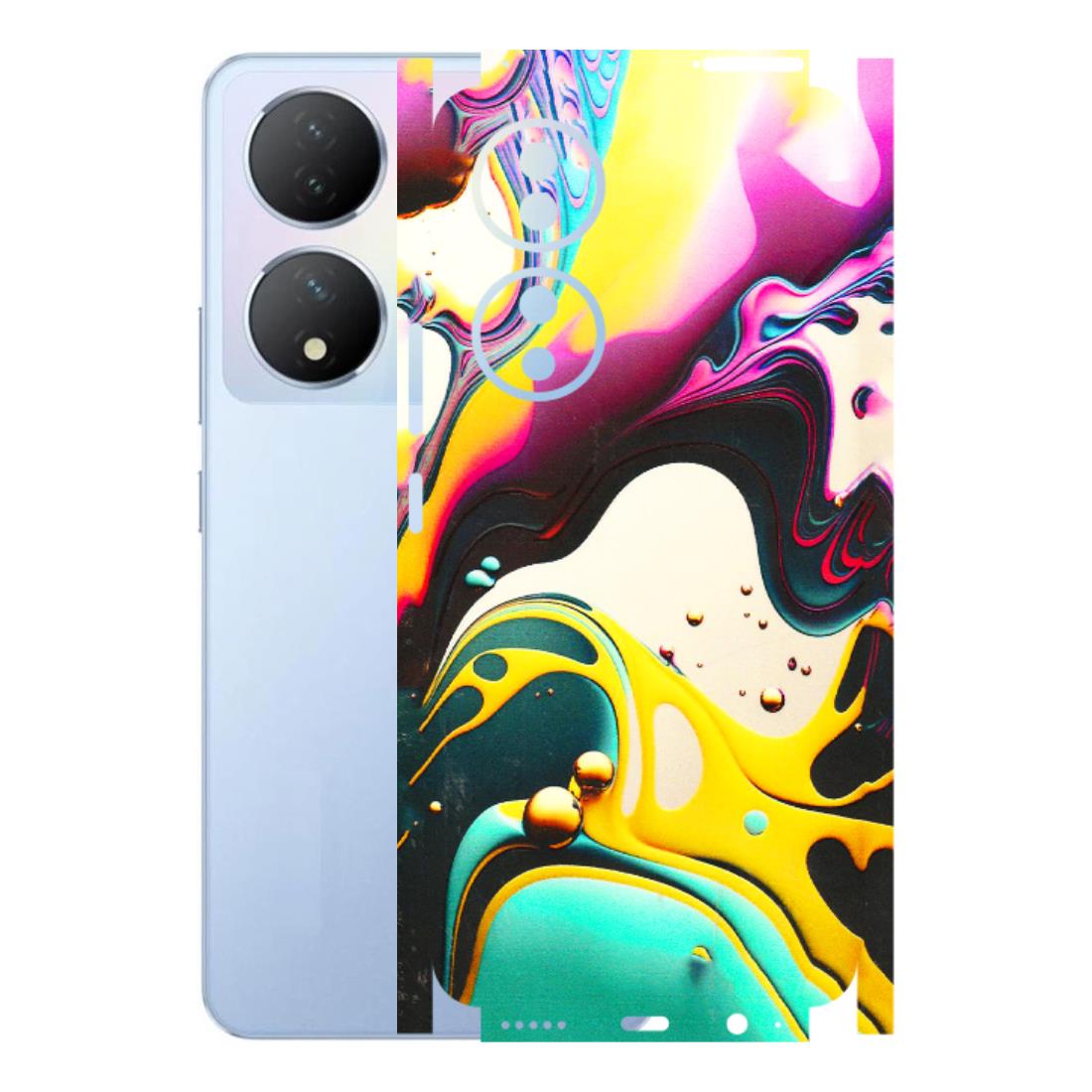 VIVO Y Series Phone Skins (All Models) - Multicolor Abstract pattern - 3D Embossed Finish (L-254) Vivo Y100A