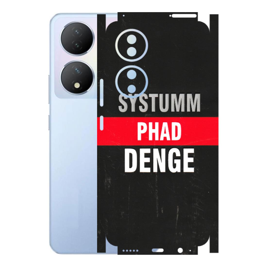 VIVO Y Series Phone Skins (All Models) - Systumm Phad Denge - 3D Embossed Finish (L-278) Vivo Y100A