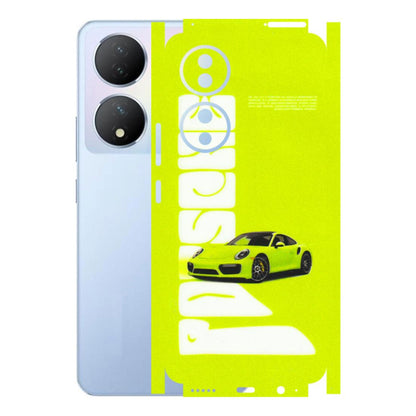 VIVO Y Series Phone Skins (All Models) - Lime Green Porche - 3D Embossed Finish (L-30) Vivo Y100A
