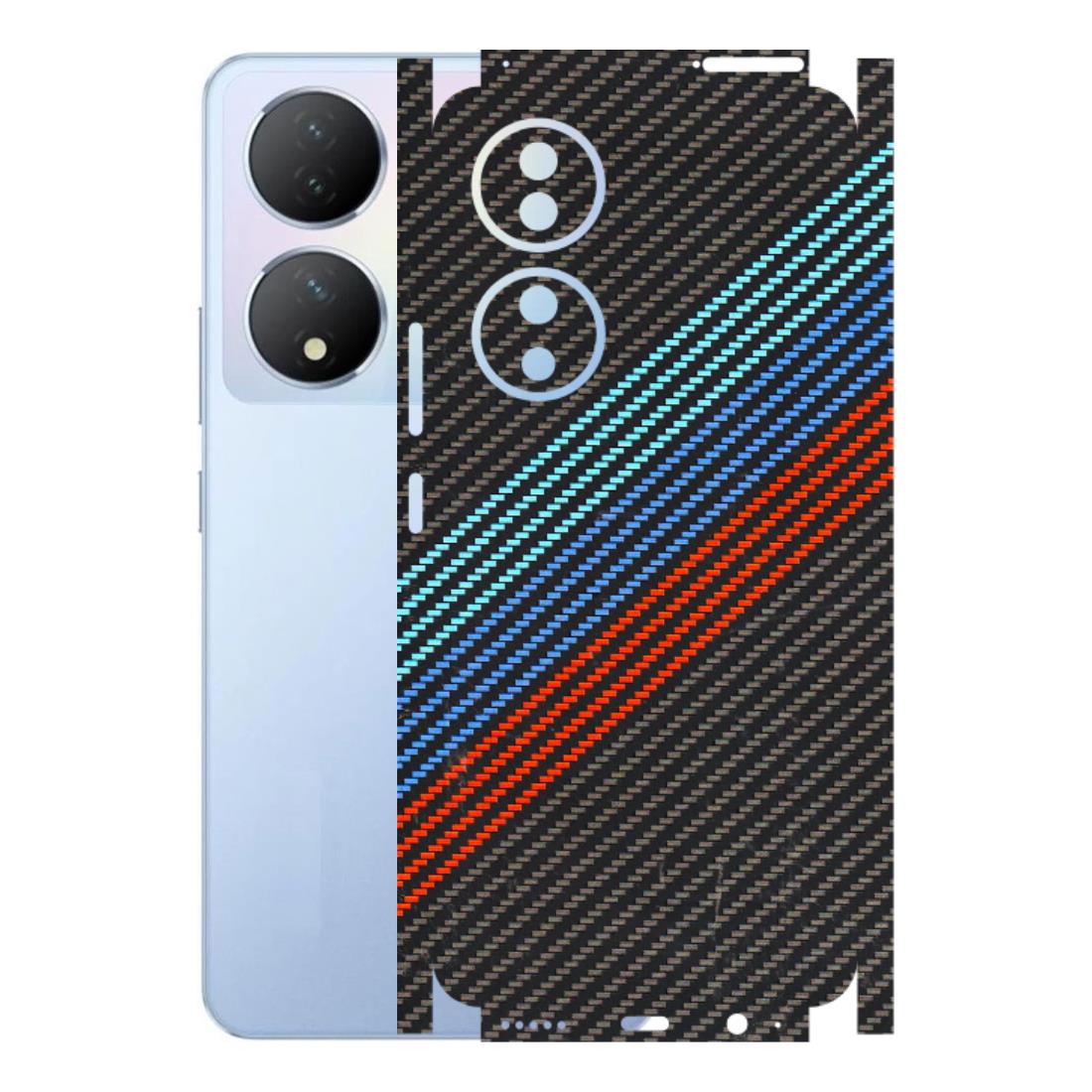 VIVO Y Series Phone Skins (All Models) - Carbon BM - 3D Embossed Finish (L-302) Vivo Y100A