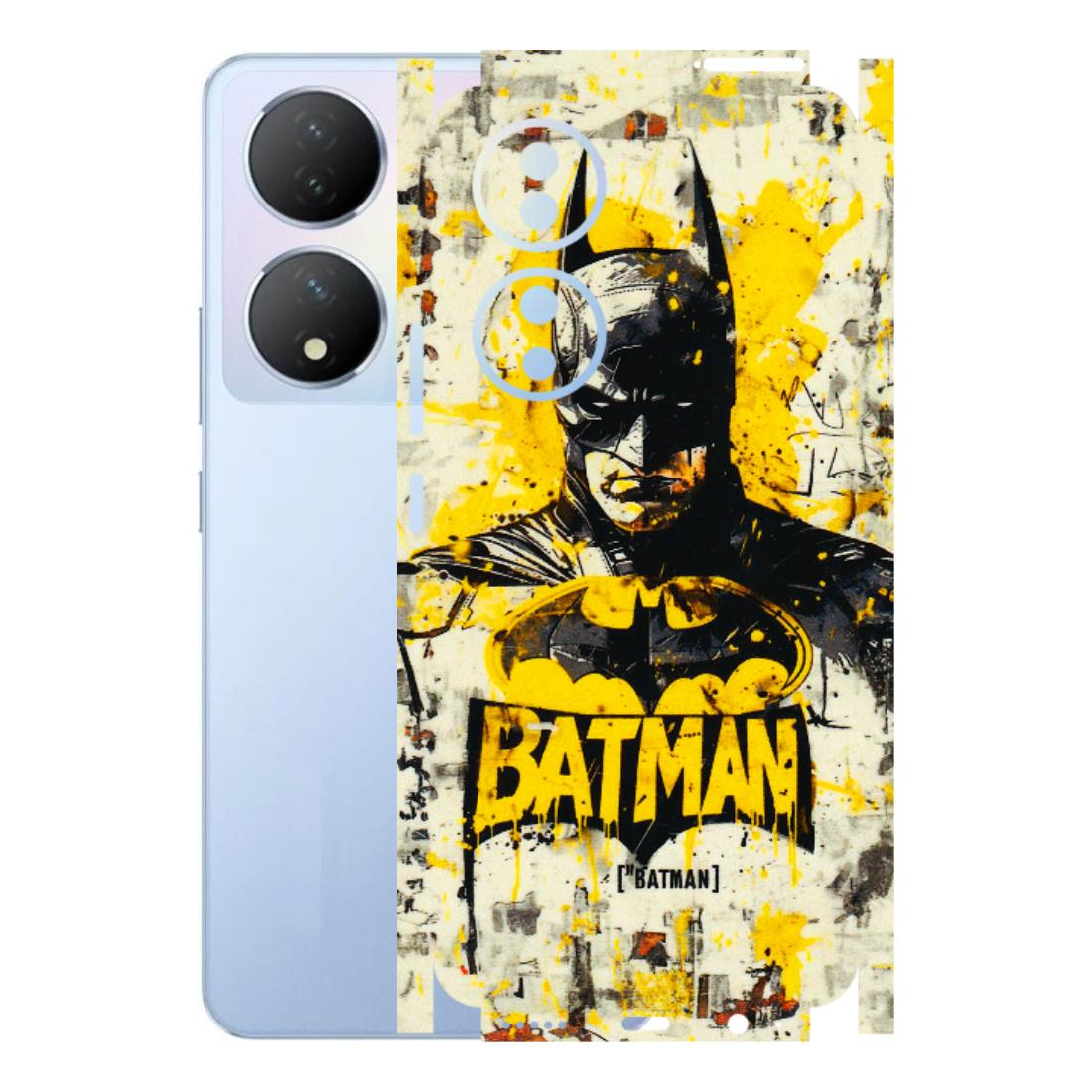 VIVO Y Series Phone Skins (All Models) - Batman Yellow BT - 3D Embossed Finish (L-304) Vivo Y100A