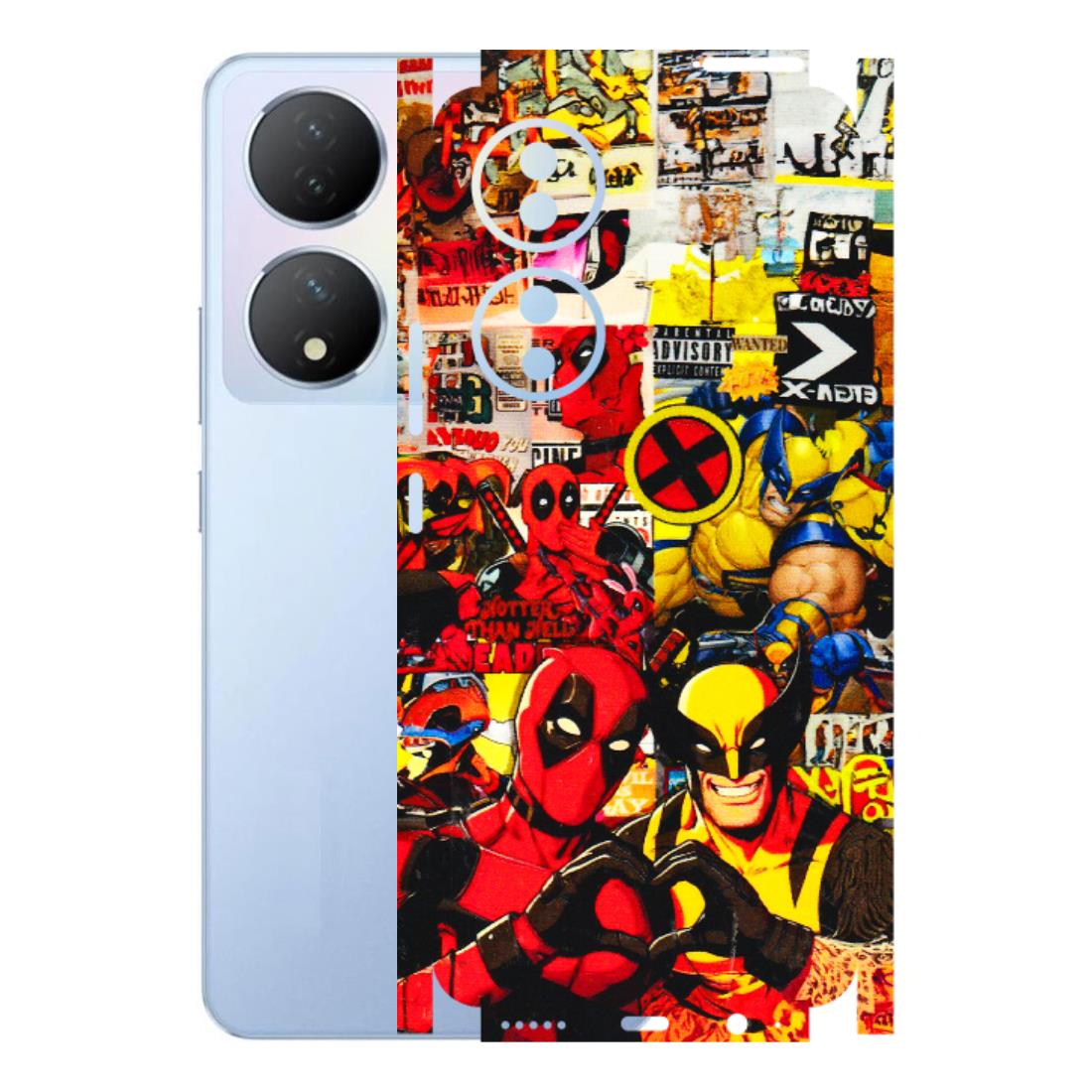 VIVO Y Series Phone Skins (All Models) - Spidy Wolverine - 3D Embossed Finish (L-310) Vivo Y100A