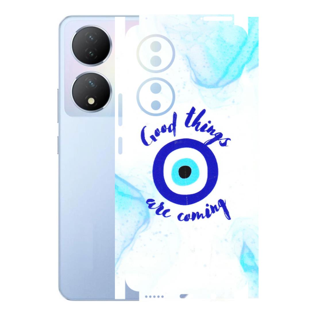 VIVO Y Series Phone Skins (All Models) - Evil Eye Good Things Are Coming - 3D Embossed Finish (L-322) Vivo Y100A