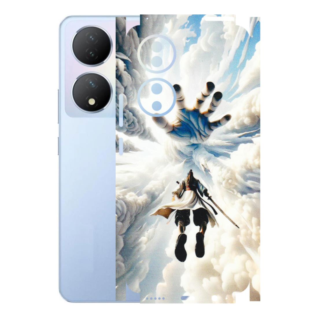 VIVO Y Series Phone Skins (All Models) - Big Hand With Monkey King - 3D Embossed Finish (L-323) Vivo Y100A