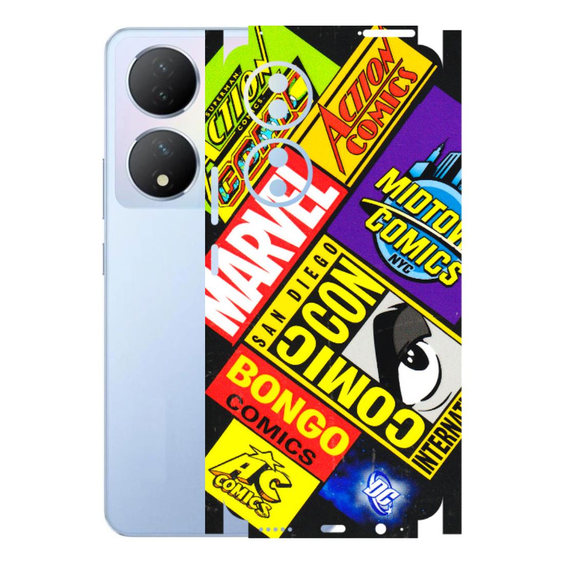 VIVO Y Series Phone Skins (All Models) - Bongo Comic Con - 3D Embossed Finish (L-325) Vivo Y100A