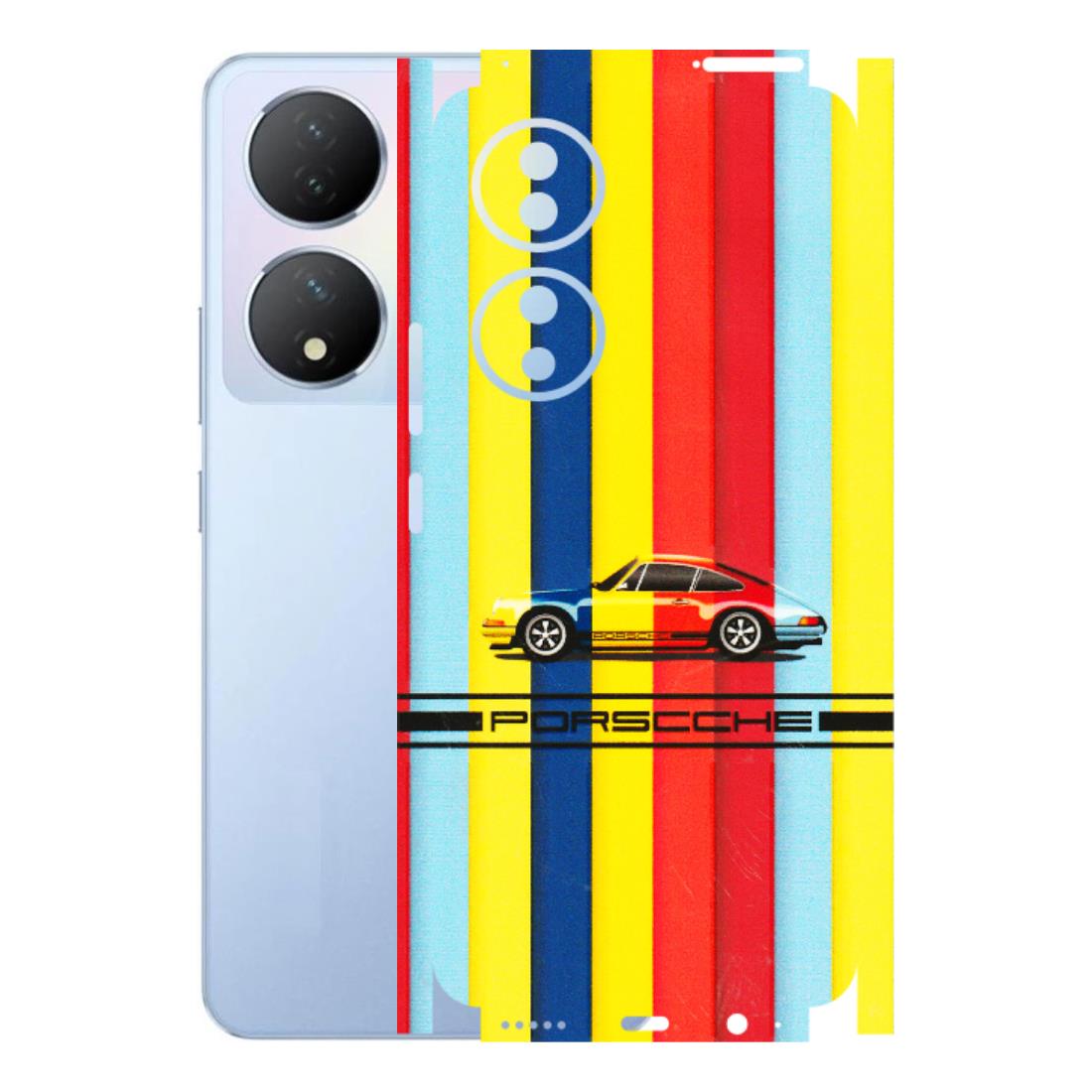 VIVO Y Series Phone Skins (All Models) - Multicolour Porche - 3D Embossed Finish (L-39) Vivo Y100A