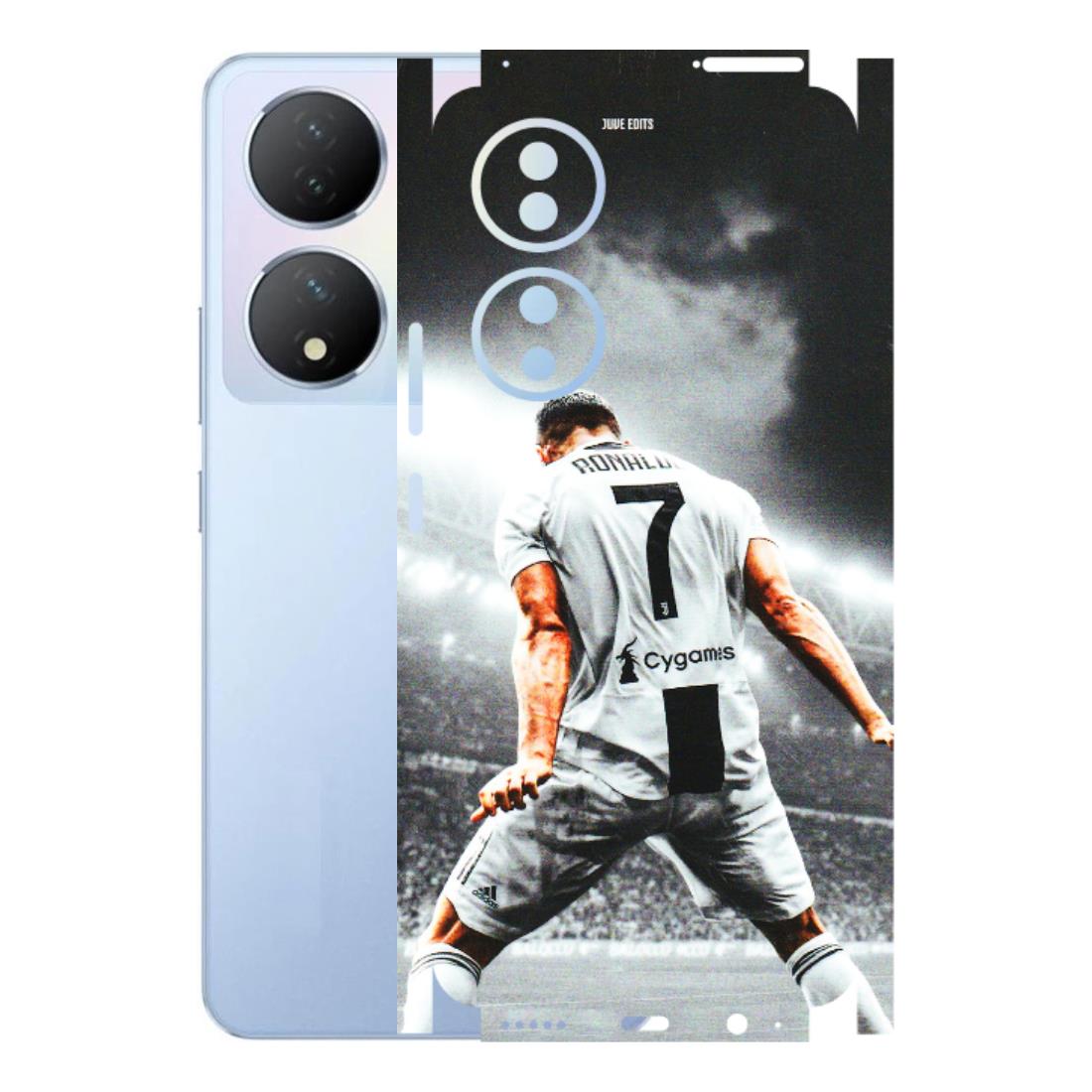 VIVO Y Series Phone Skins (All Models) - Ronaldo CR7 Crazy - 3D Embossed Finish (L-44) Vivo Y100A