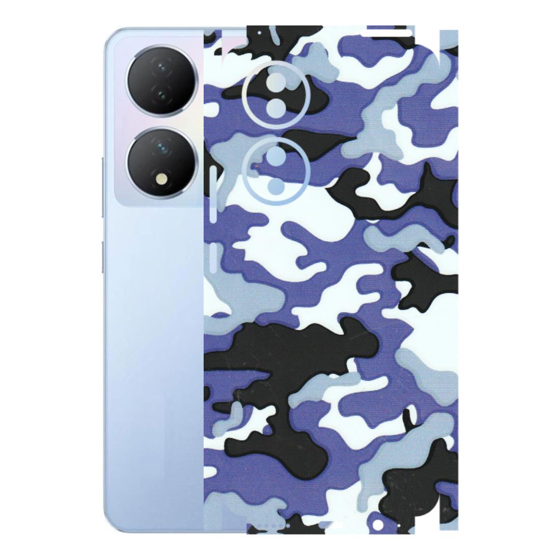 VIVO Y Series Phone Skins (All Models) - Powerfull Military Camoflauge - 3D Embossed Finish (L-49) Vivo Y100A