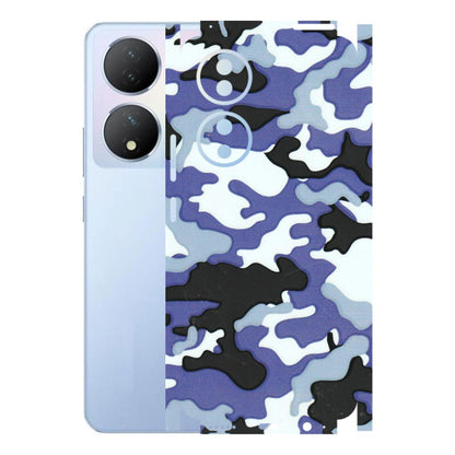 VIVO Y Series Phone Skins (All Models) - Powerfull Military Camoflauge - 3D Embossed Finish (L-49) Vivo Y100A