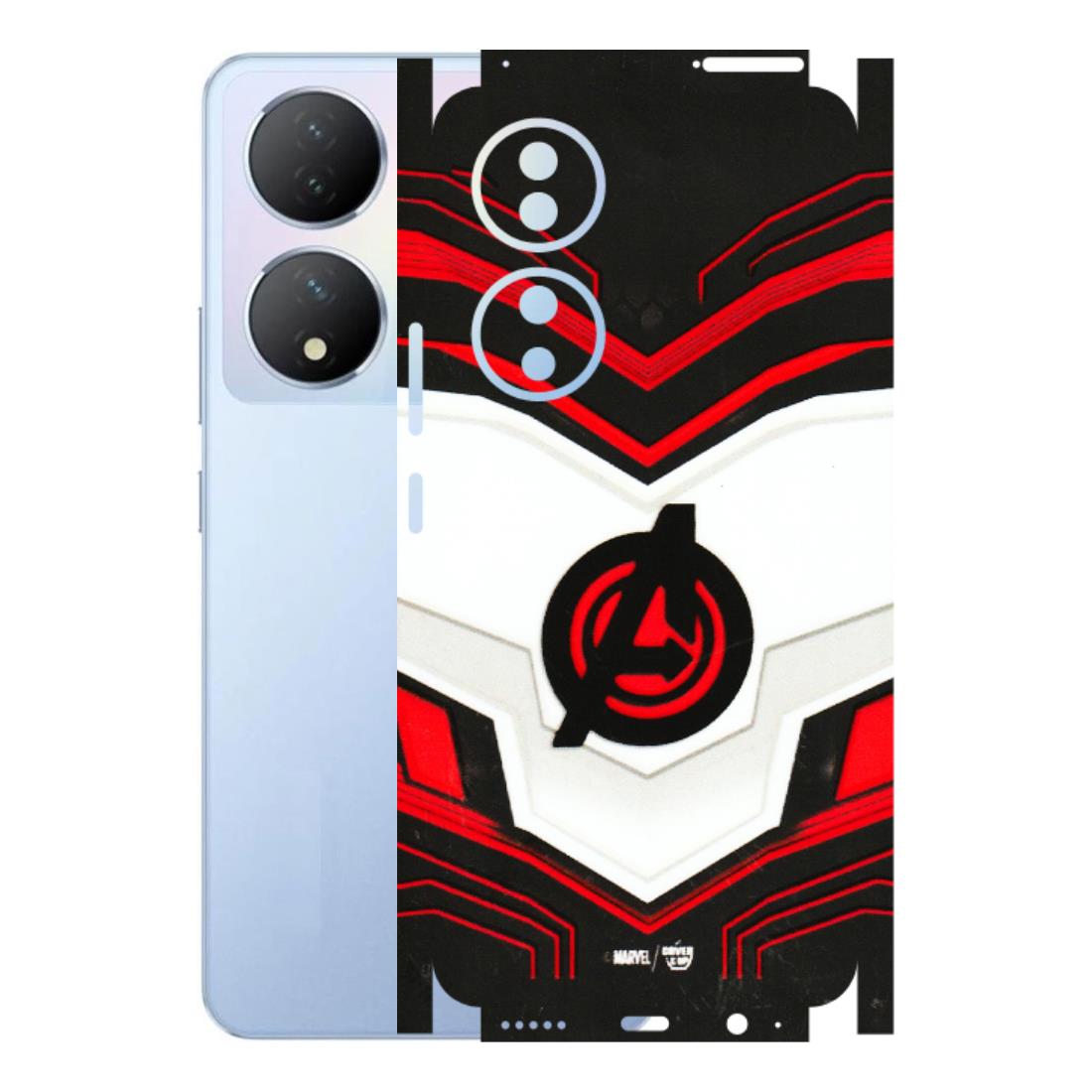 VIVO Y Series Phone Skins (All Models) - Avengers Logo - 3D Embossed Finish (L-55) Vivo Y100A