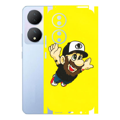 VIVO Y Series Phone Skins (All Models) - Flying Beardo - 3D Embossed Finish (L-60) Vivo Y100A