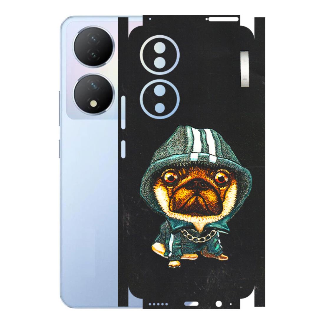 VIVO Y Series Phone Skins (All Models) - Puppy N Hoodie - 3D Embossed Finish (L-90) Vivo Y100A