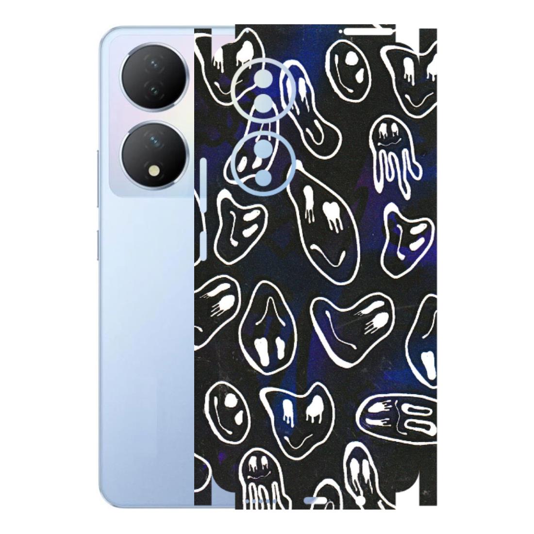 VIVO Y Series Phone Skins (All Models) - Distorted Smileys - 3D Embossed Finish (L-92) Vivo Y100A