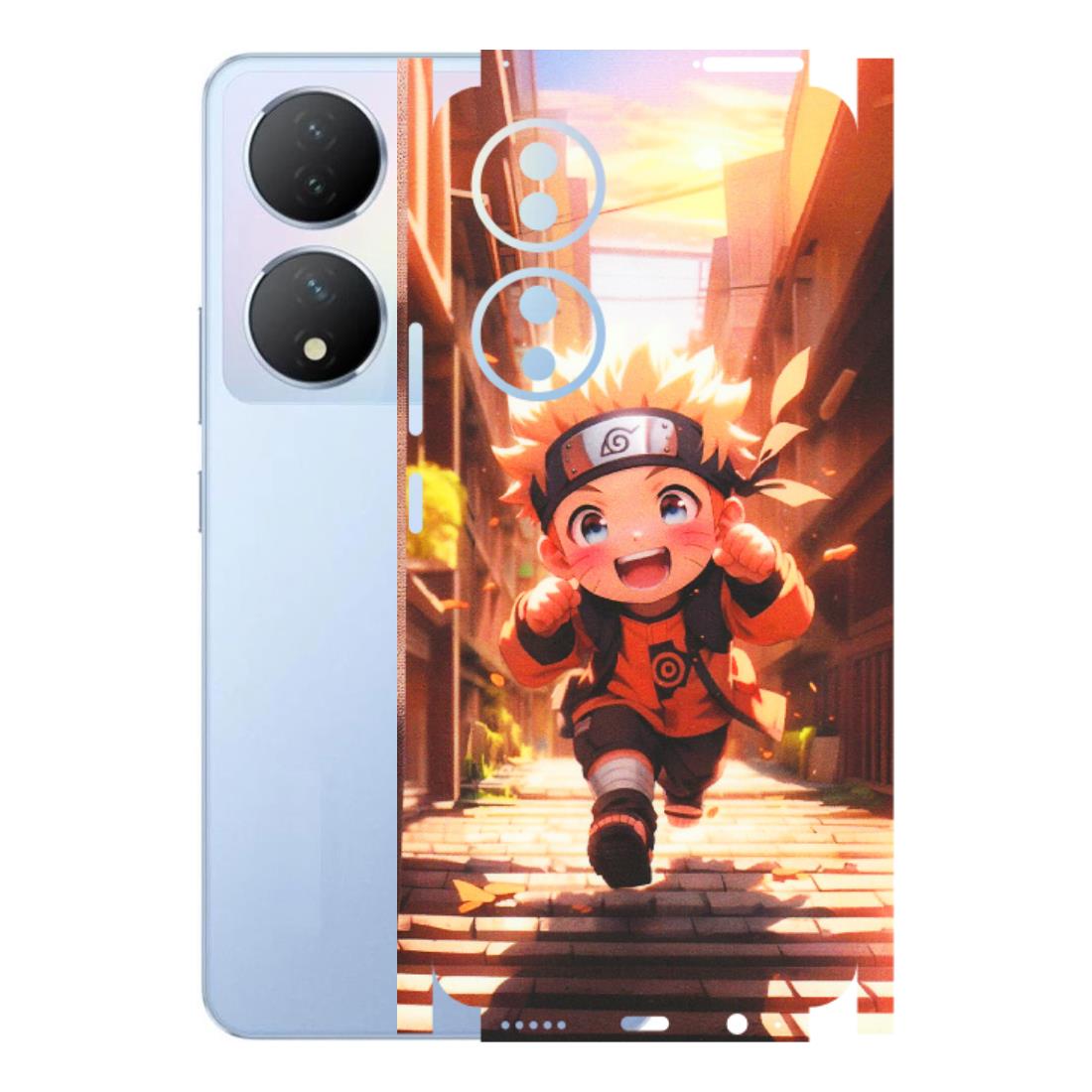 VIVO Y Series Phone Skins (All Models) - Naruto Cute Toon Running - Matte Finish (M-04) Vivo Y100A