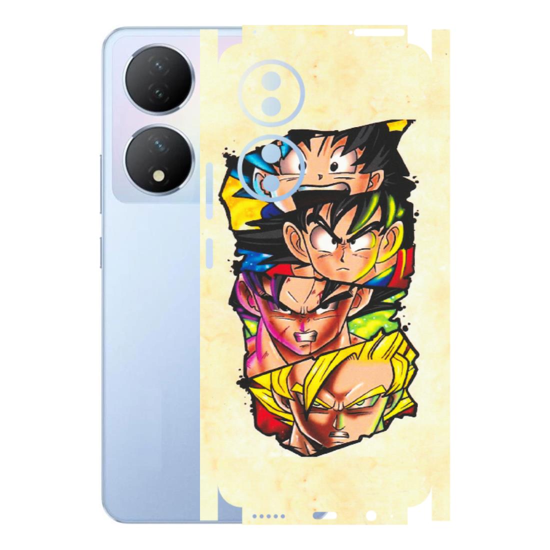 VIVO Y Series Phone Skins (All Models) - Angry Multi Anime - Matte Finish (M-113) Vivo Y100A
