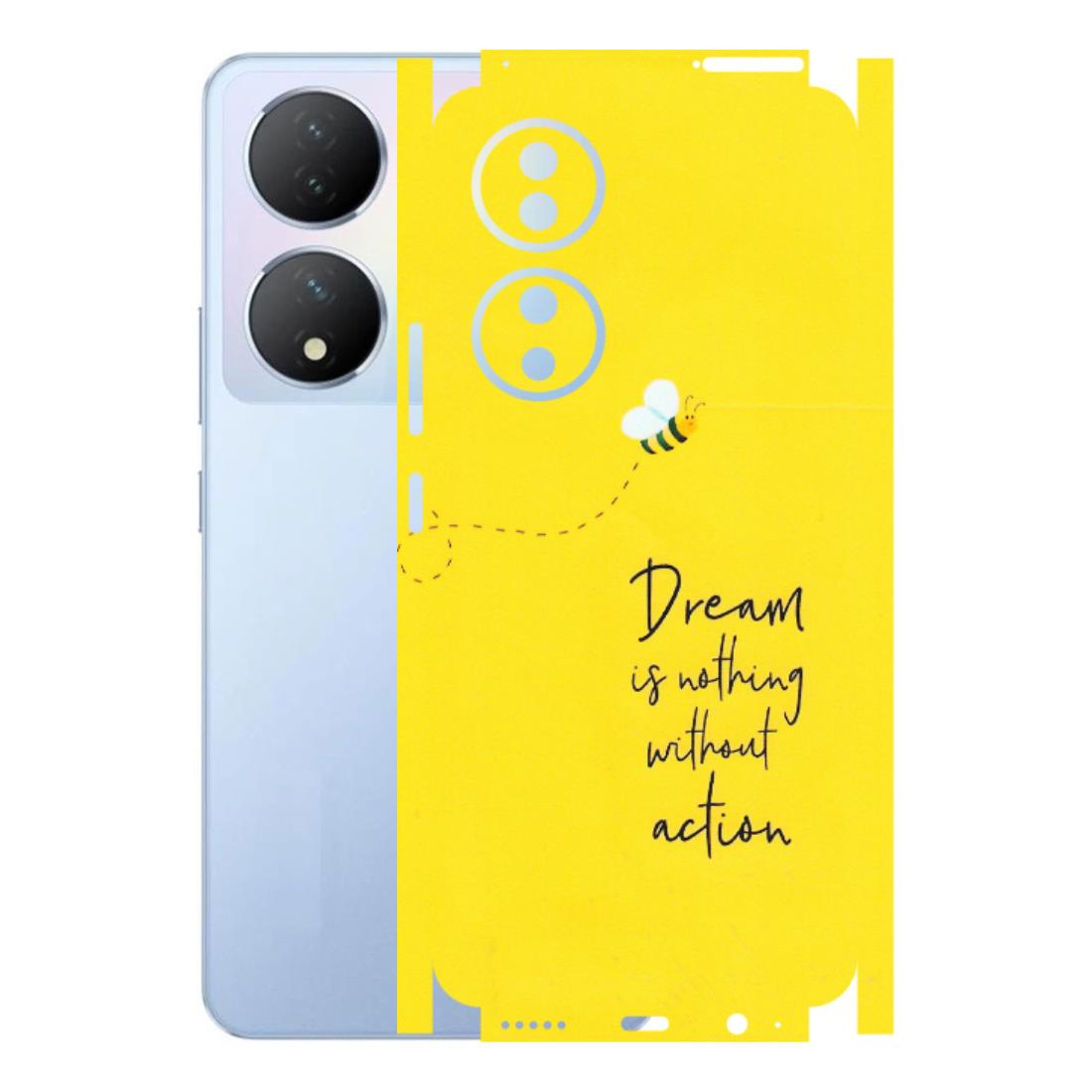 VIVO Y Series Phone Skins (All Models) - Dream Is Nothing Without Action - Matte Finish (M-138) Vivo Y100A