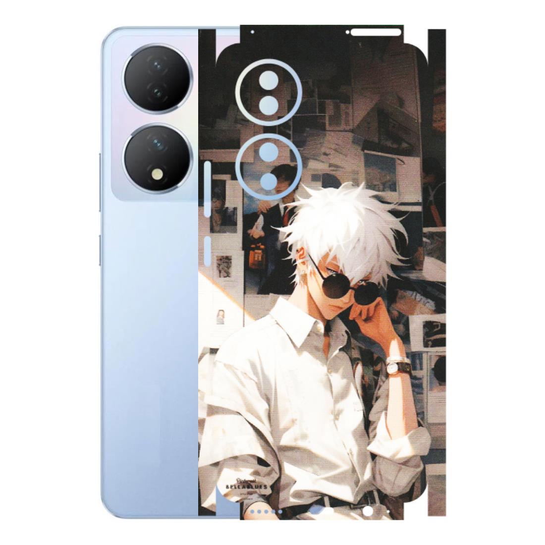 VIVO Y Series Phone Skins (All Models) - Gojo Satoru Jujustu Kaisen Anime - Matte Finish (M-156) Vivo Y100A