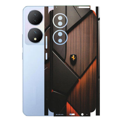 VIVO Y Series Phone Skins (All Models) - Lambo Beauty Wood Pattern Sober - Matte Finish (M-51) Vivo Y100A