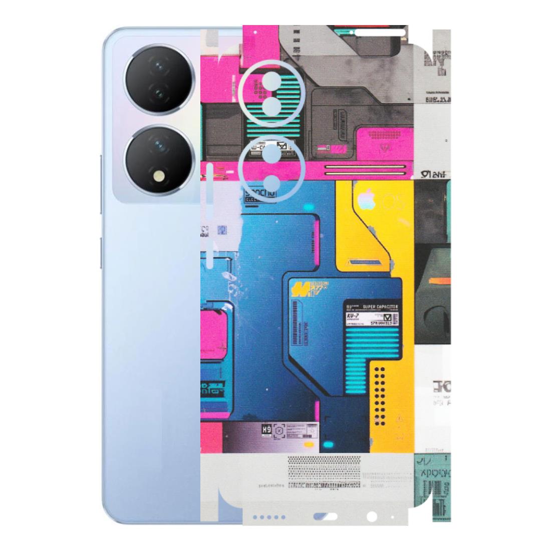 VIVO Y Series Phone Skins (All Models) - Colourfull Motherboard Internals - Matte Finish (M-55) Vivo Y100A