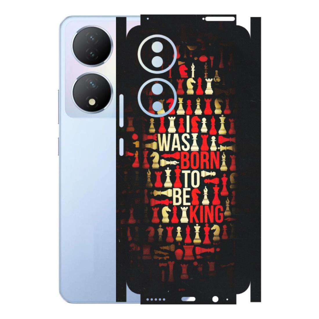 VIVO Y Series Phone Skins (All Models) - Born To Be King - Matte Finish (M-73) Vivo Y100A