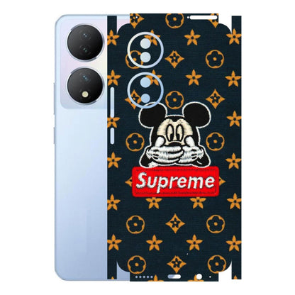 VIVO Y Series Phone Skins (All Models) - Mickey Supreme - Matte Finish (M-83) Vivo Y100A