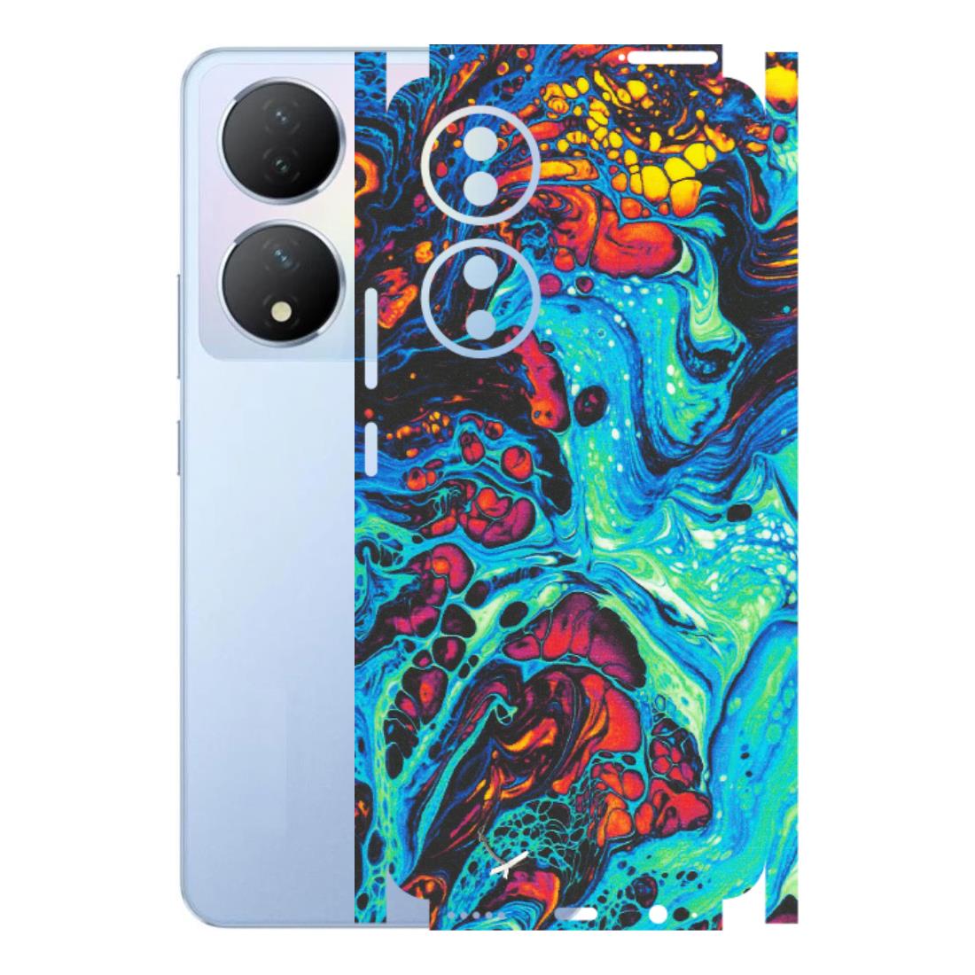 VIVO Y Series Phone Skins (All Models) - Majestic Galactic Marbel - Matte Finish (M-85) Vivo Y100A