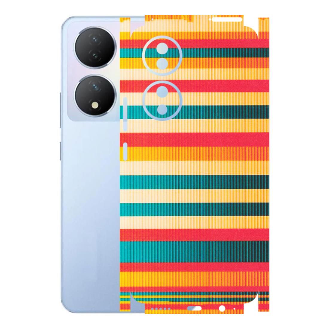 VIVO Y Series Phone Skins (All Models) - Colourful Stripes Soothing Effect - Matte Finish (M-86) Vivo Y100A