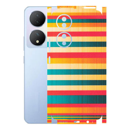 VIVO Y Series Phone Skins (All Models) - Colourful Stripes Soothing Effect - Matte Finish (M-86) Vivo Y100A