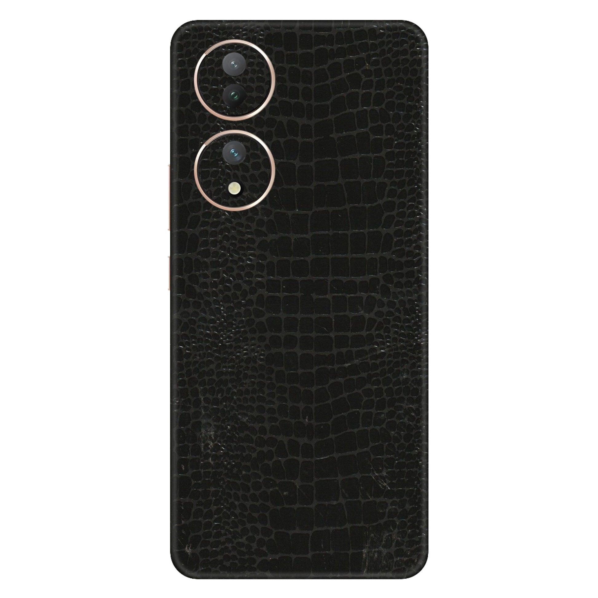 VIVO Y Series Phone Skins (All Models) - Snake Leather Black - 3D Embossed Finish (L-107) Vivo Y100 (5G)