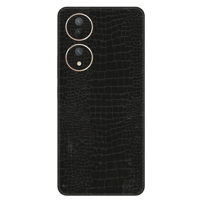 VIVO Y Series Phone Skins (All Models) - Snake Leather Black - 3D Embossed Finish (L-107) Vivo Y100 (5G)