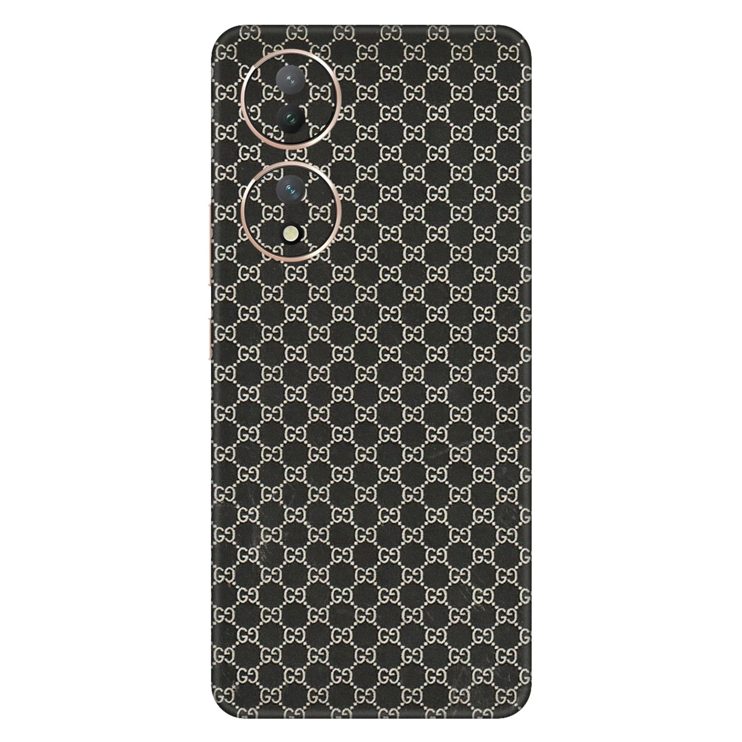 VIVO Y Series Phone Skins (All Models) - Black G Print - 3D Embossed Finish (L-109) Vivo Y100 (5G)