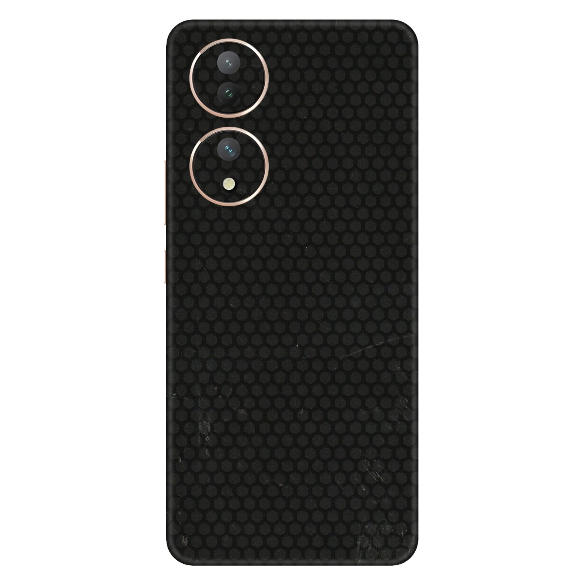 VIVO Y Series Phone Skins (All Models) - Black honeycomb - 3D Embossed Finish (L-114) Vivo Y100 (5G)