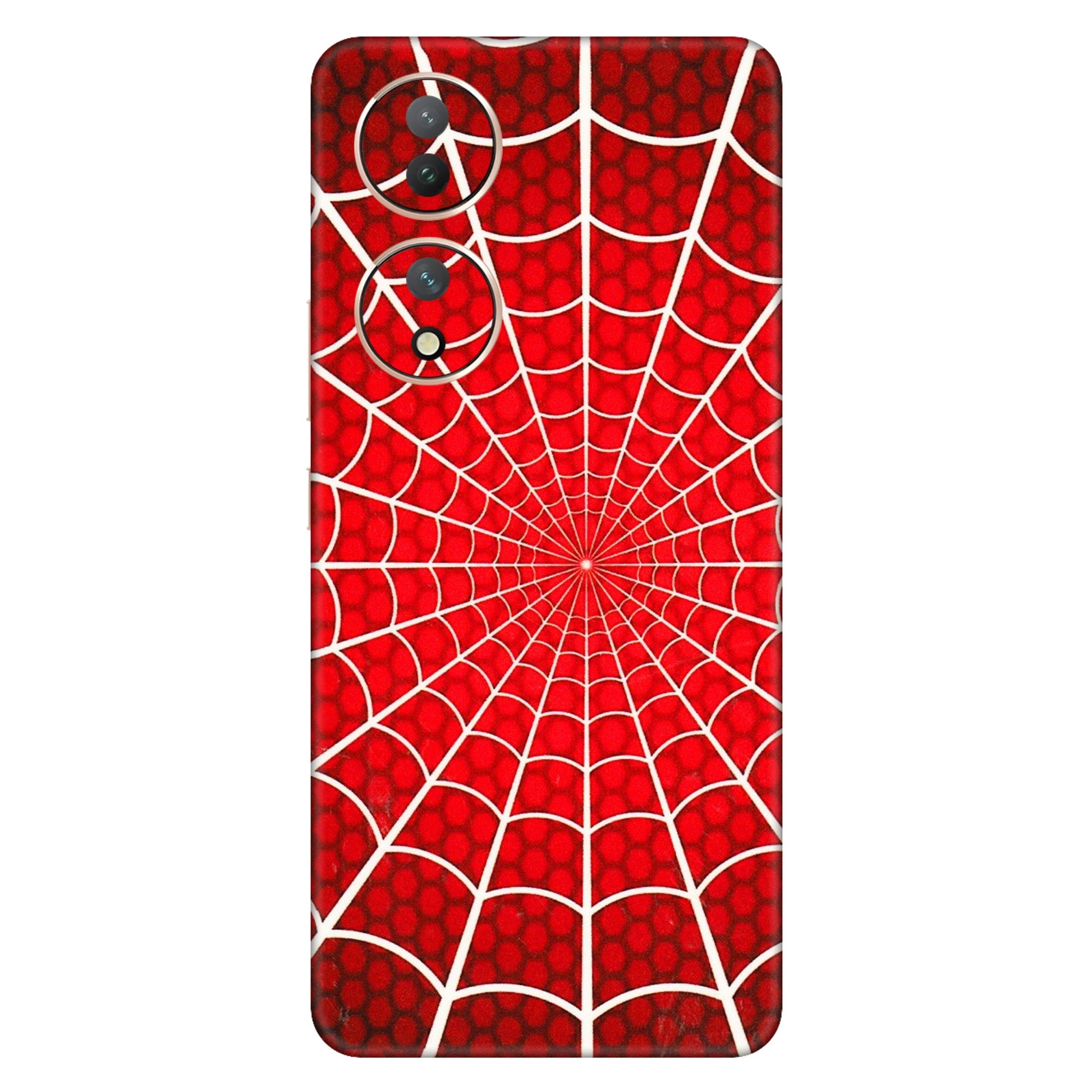 VIVO Y Series Phone Skins (All Models) - Classic Spidey Web - 3D Embossed Finish (L-115) Vivo Y100 (5G)