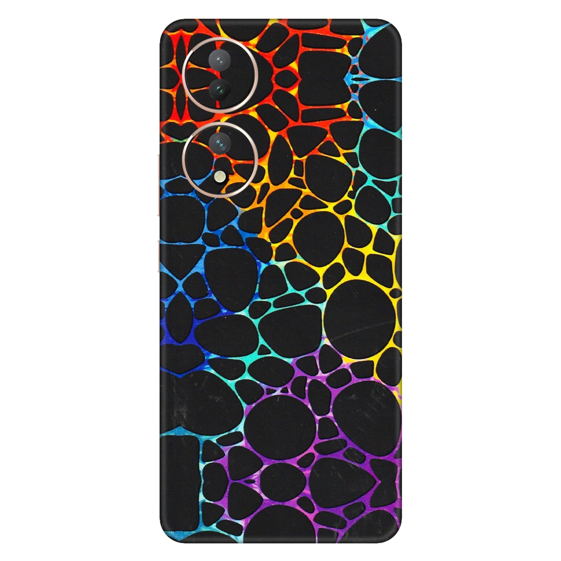 VIVO Y Series Phone Skins (All Models) - Abstract Art MultiColour - 3D Embossed Finish (L-133) Vivo Y100 (5G)