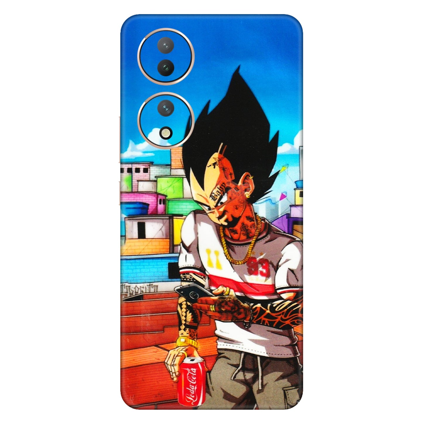 VIVO Y Series Phone Skins (All Models) - Vegeta - 3D Embossed Finish (L-136) Vivo Y100 (5G)