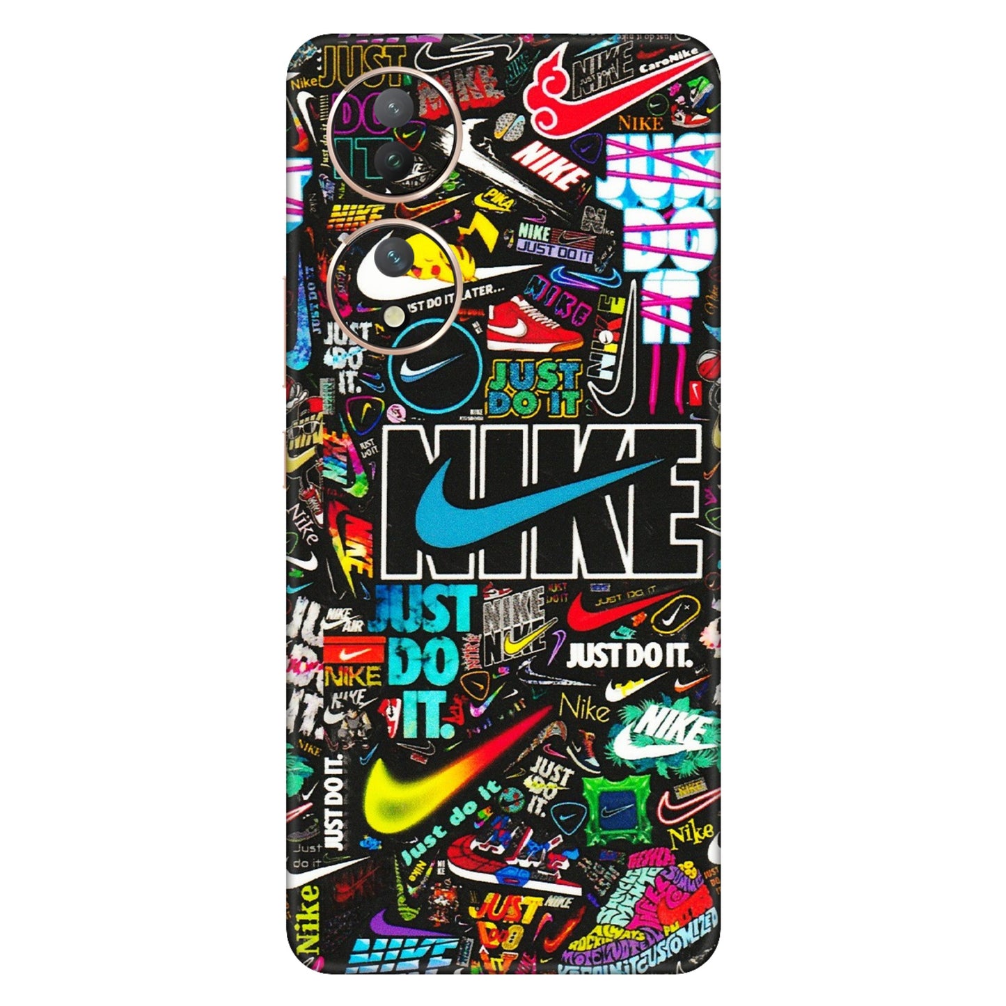 VIVO Y Series Phone Skins (All Models) - Just Do It Doodles - 3D Embossed Finish (L-166) Vivo Y100 (5G)
